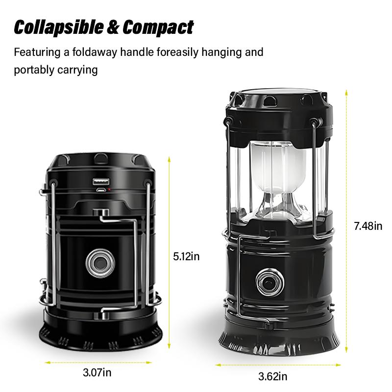 Collapsible Solar Lanterns (4-Pack)