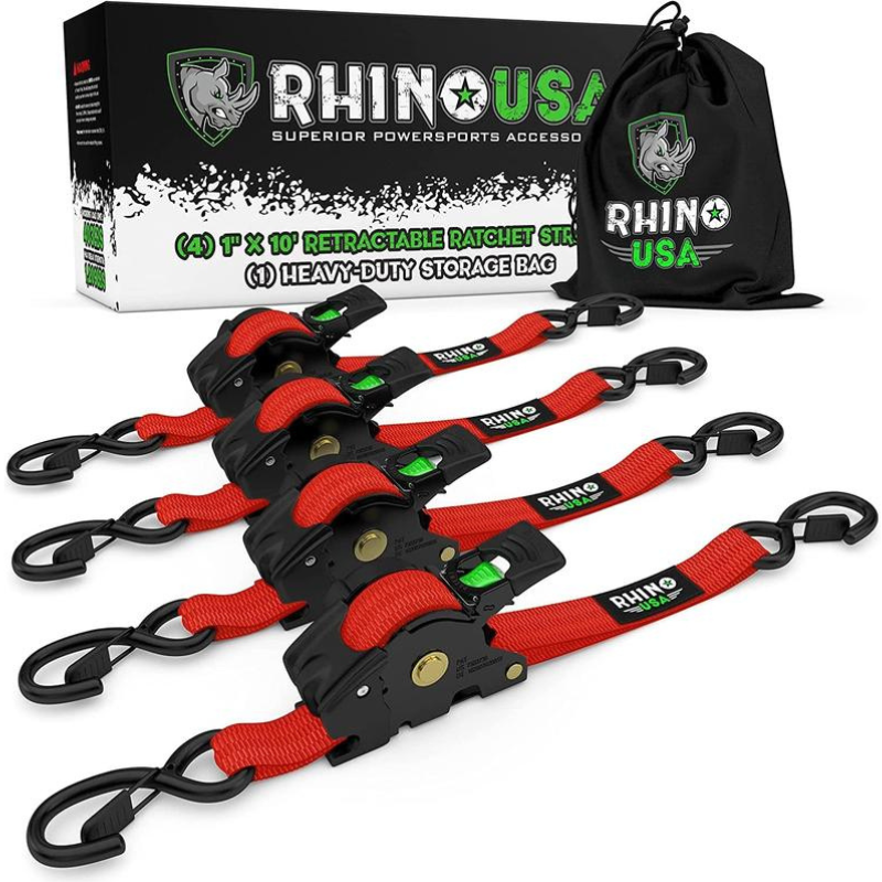 Retractable Ratchet Straps