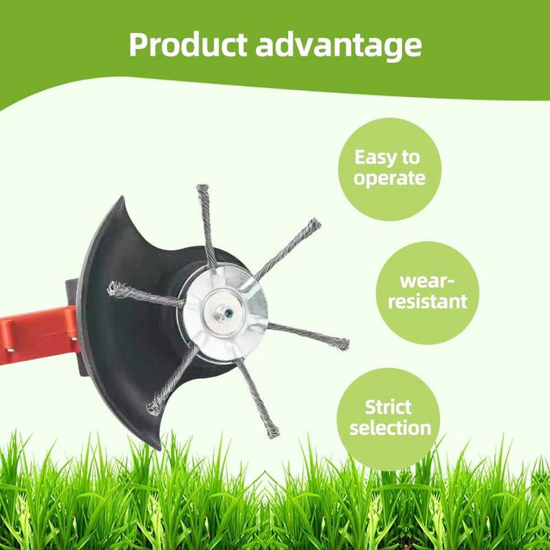 6 inch Steel Wire Rotary Brush Cutter Trimmer Head