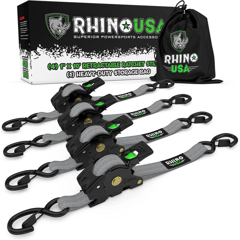 Retractable Ratchet Straps