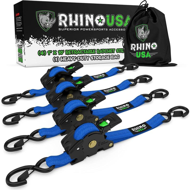 Retractable Ratchet Straps