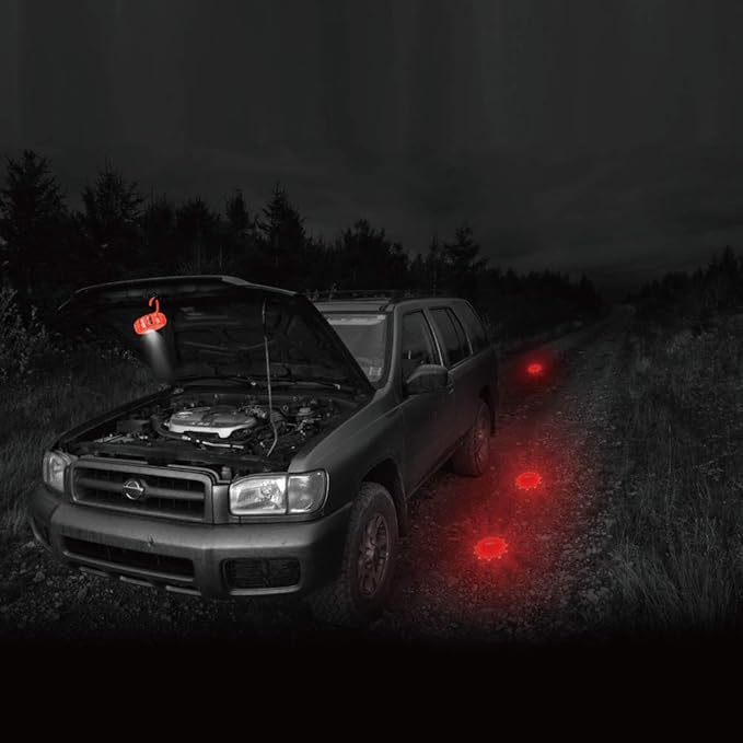 Emergency LED Road Flares - 3 Pack