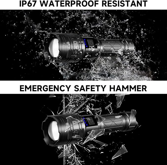 High Lumens LED Flash Light - Rechargeable - VIP