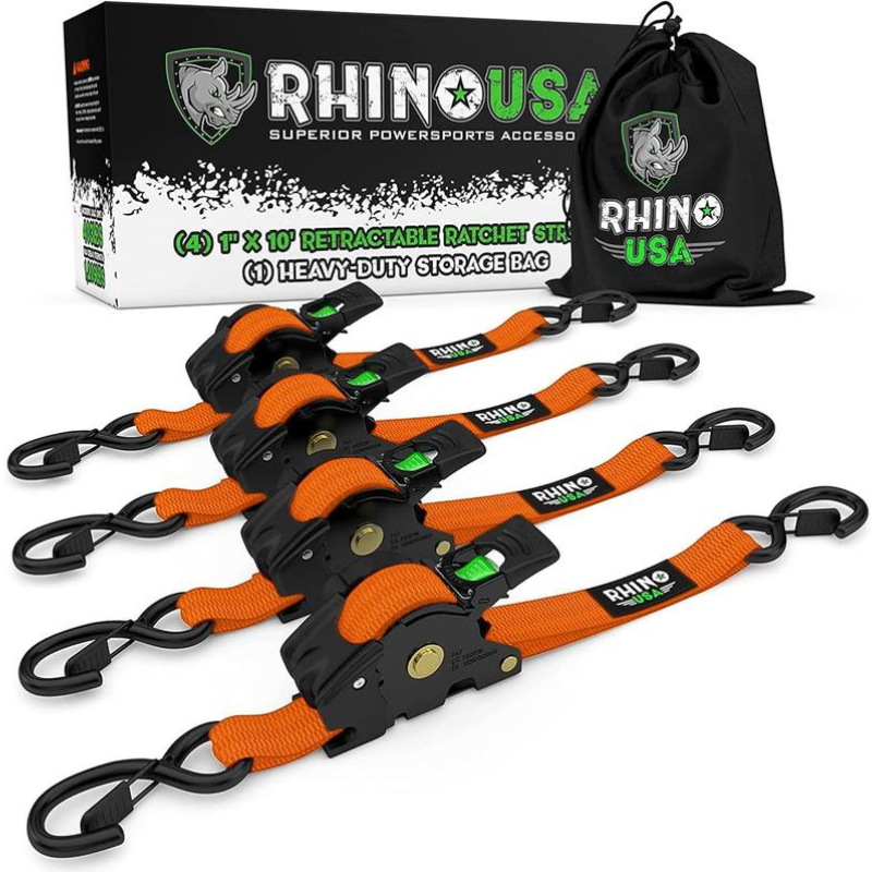 Retractable Ratchet Straps