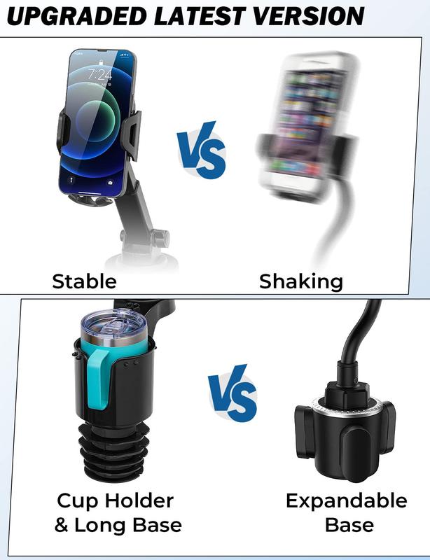 2-in-1 Cup Holder Phone Mount