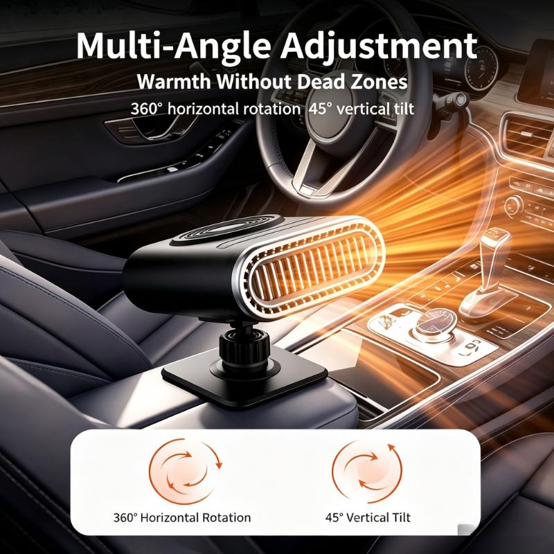Portable 12V Car Heater and Defogger