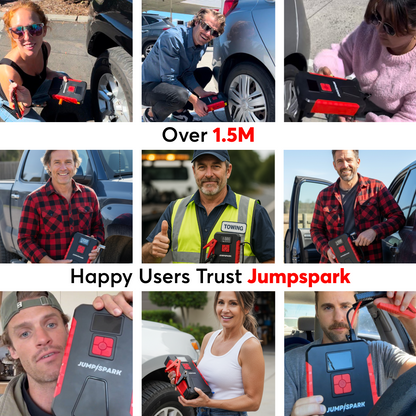 JumpSpark™ 4-in-1 Jump Starter and Air Pump