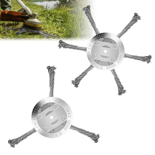 6 inch Steel Wire Rotary Brush Cutter Trimmer Head