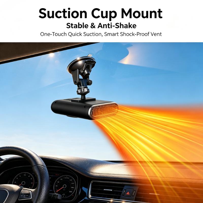 Portable 12V Car Heater and Defogger