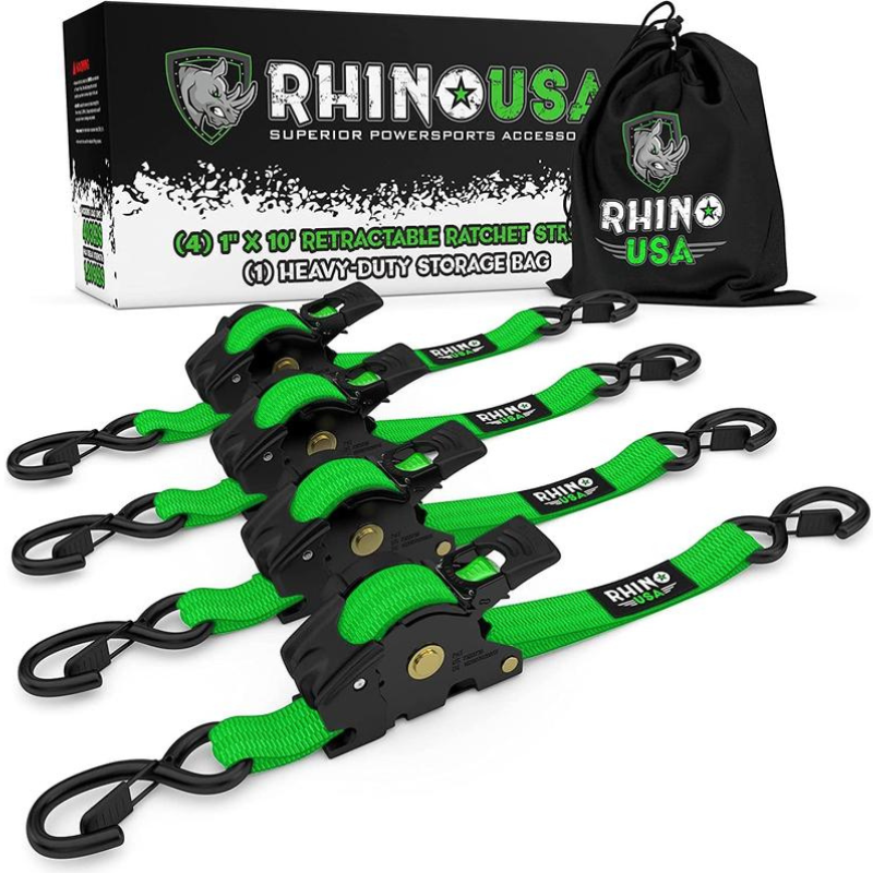 Retractable Ratchet Straps