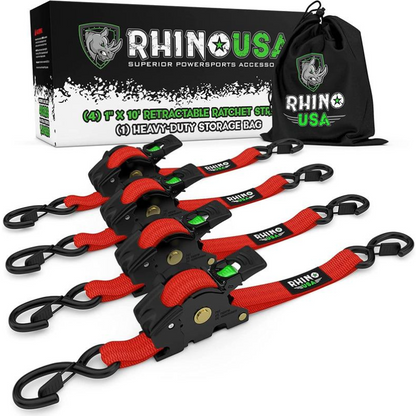 Retractable Ratchet Straps