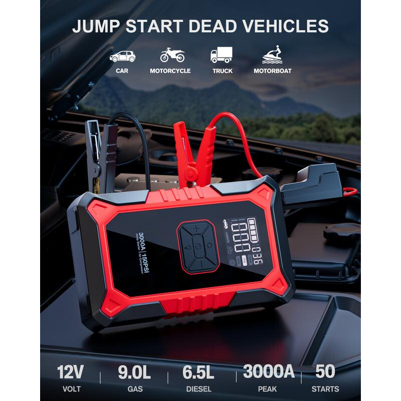 Portable Car Jump Starter