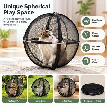 Pop-Up Outdoor Cat Ball