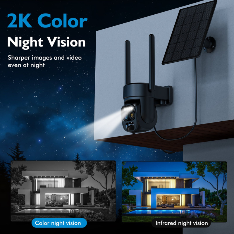 Solar Security Wireless Outdoor Camera
