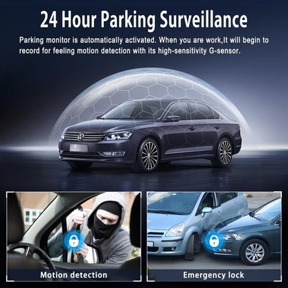 360° Shield™ - Complete 4-Camera Dash Cam Protection System