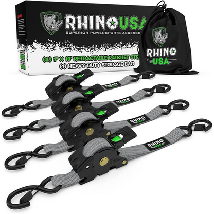 Retractable Ratchet Straps