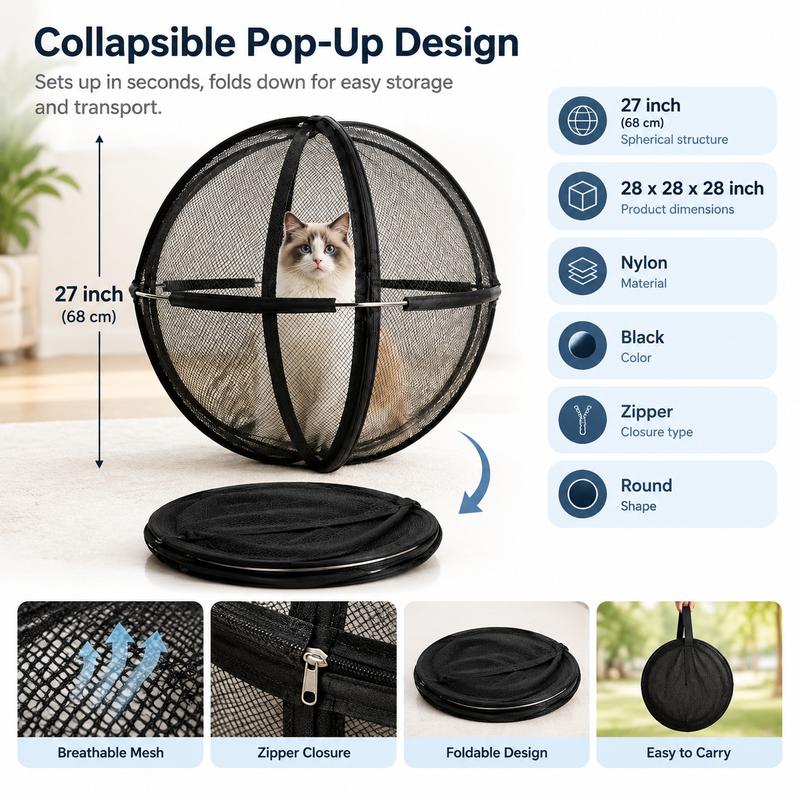 Pop-Up Outdoor Cat Ball