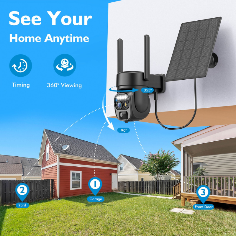 Solar Security Wireless Outdoor Camera
