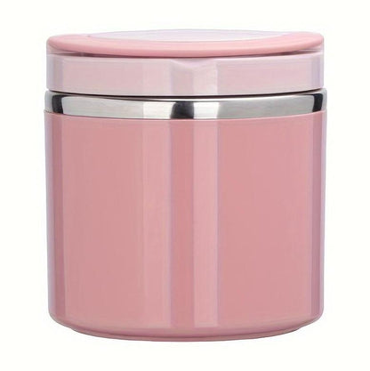 Insulated Stainless Steel Lunch Jar with Handle