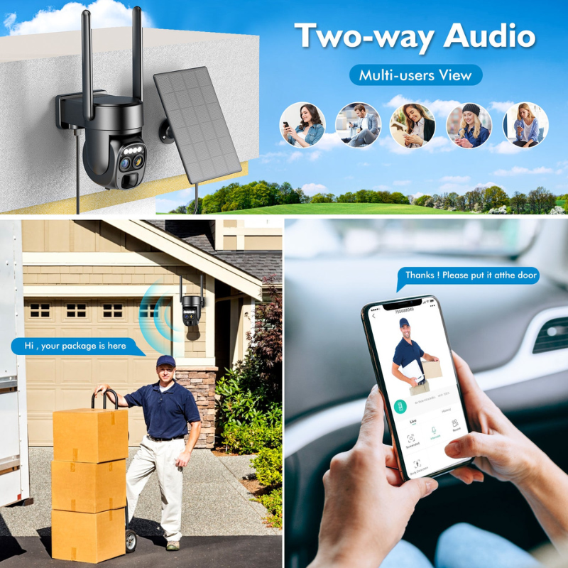 Solar Security Wireless Outdoor Camera