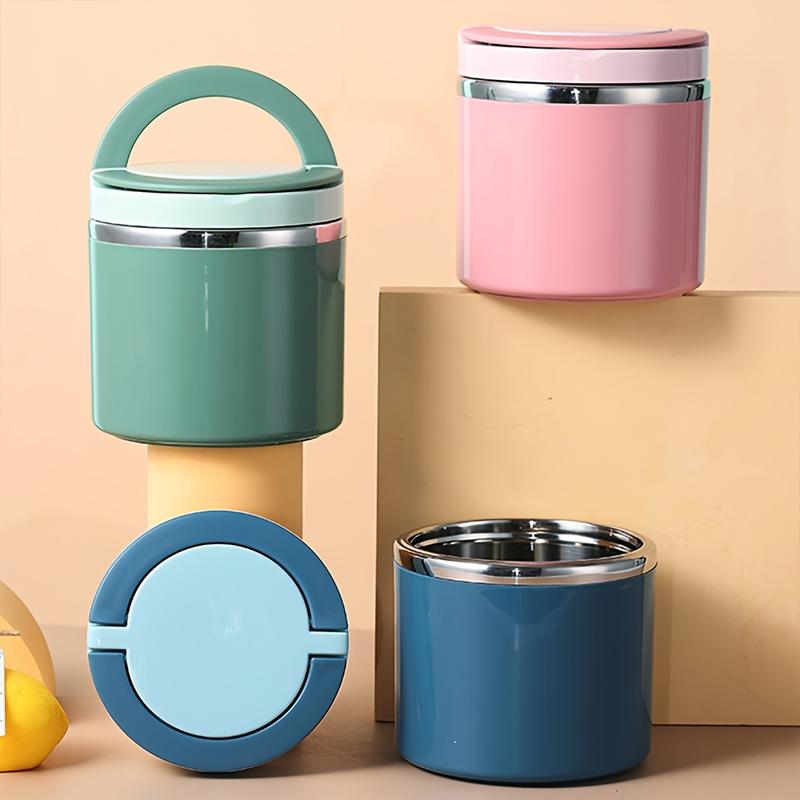 Insulated Stainless Steel Lunch Jar with Handle