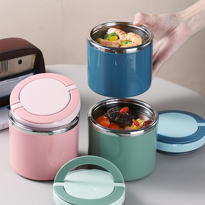 Insulated Stainless Steel Lunch Jar with Handle