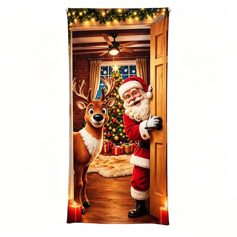 Santa & Reindeer Cabin