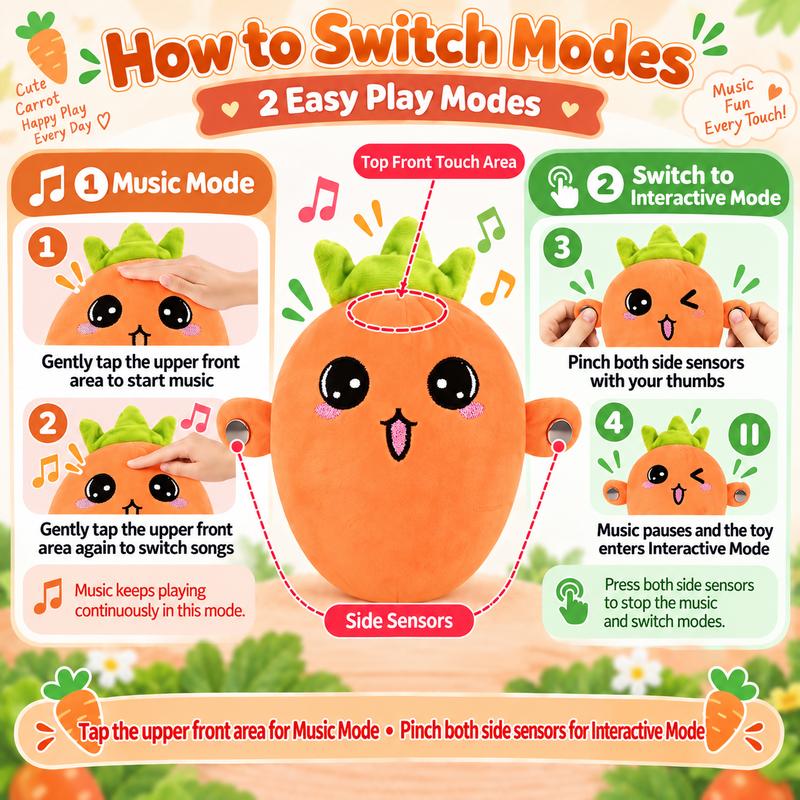 Touch & Sing Fruit Plush