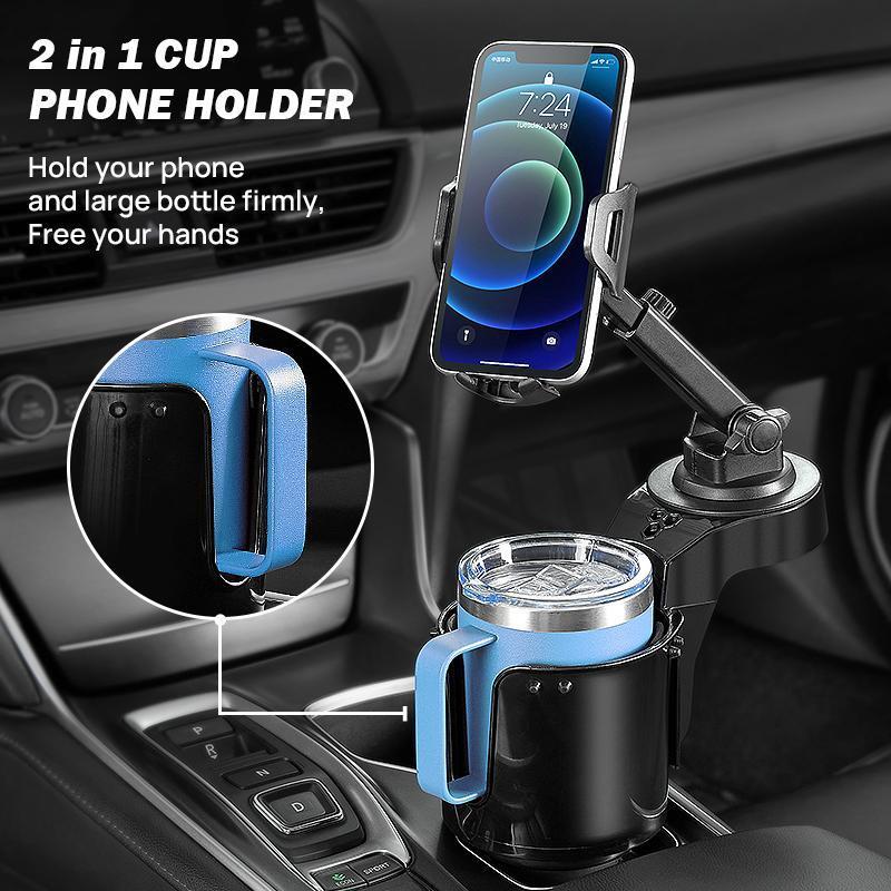 2-in-1 Cup Holder Phone Mount