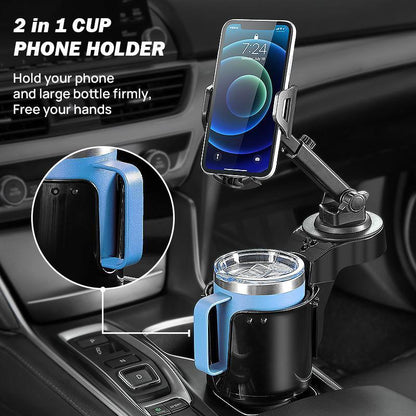 2-in-1 Cup Holder Phone Mount