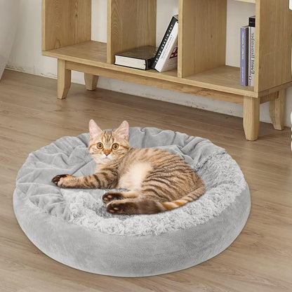 Hooded Donut Pet Bed