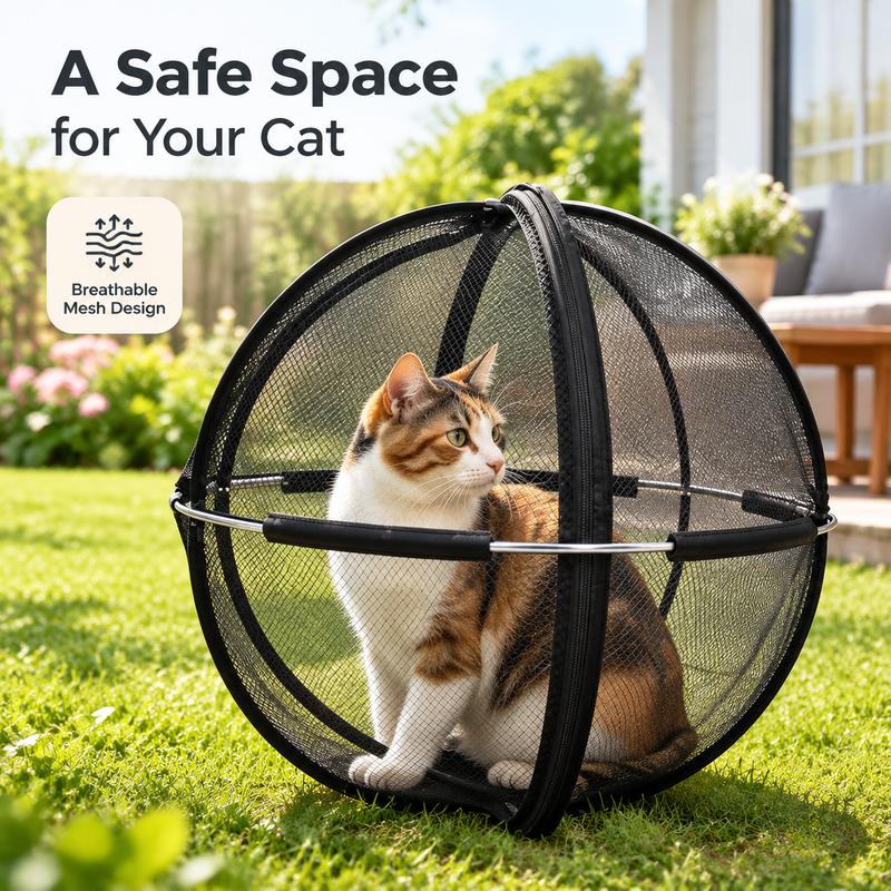 Pop-Up Outdoor Cat Ball