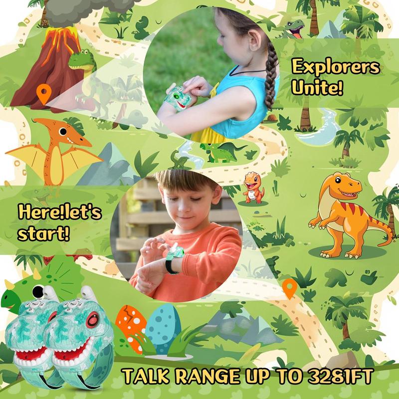 Dino Wrist Walkie Talkies (2-Pack)