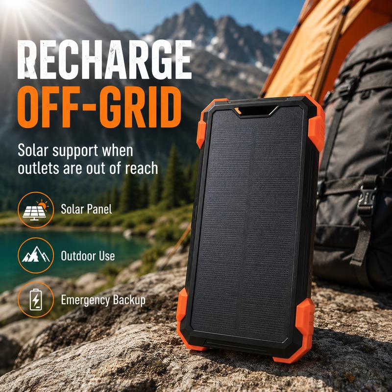 Rugged Solar Power Bank