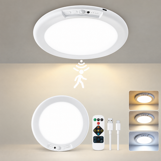 Rechargeable Motion Sensor Ceiling Lights